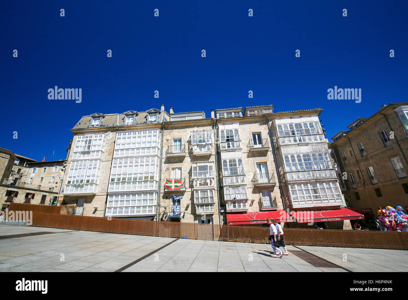 Andre Maria Zuria/Virgen Blanca Square de Vitoria-Gasteiz, capitale de la Communauté Autonome Basque et de la provin Banque D'Images