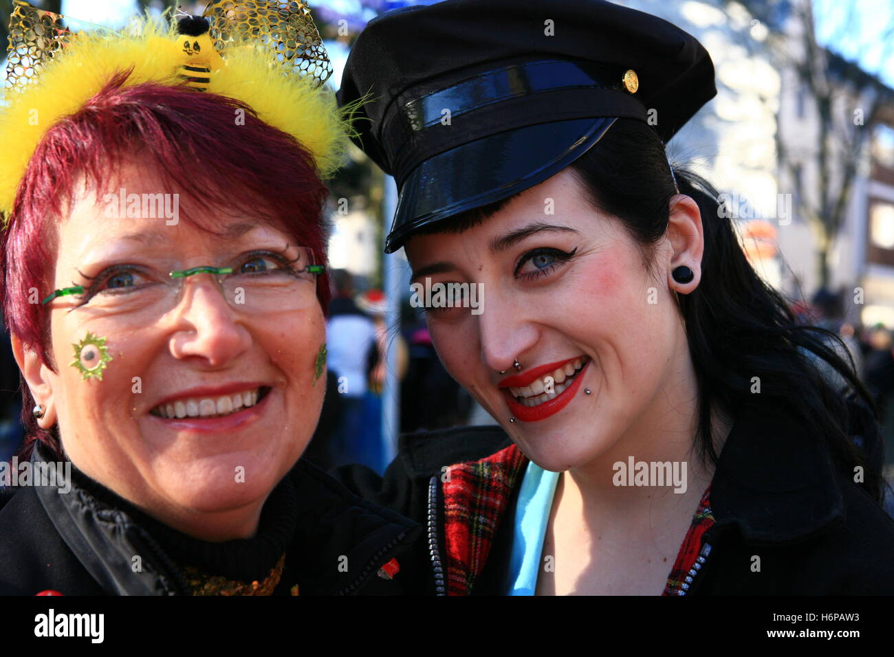 Carnaval de rue dans rgeinland Banque D'Images