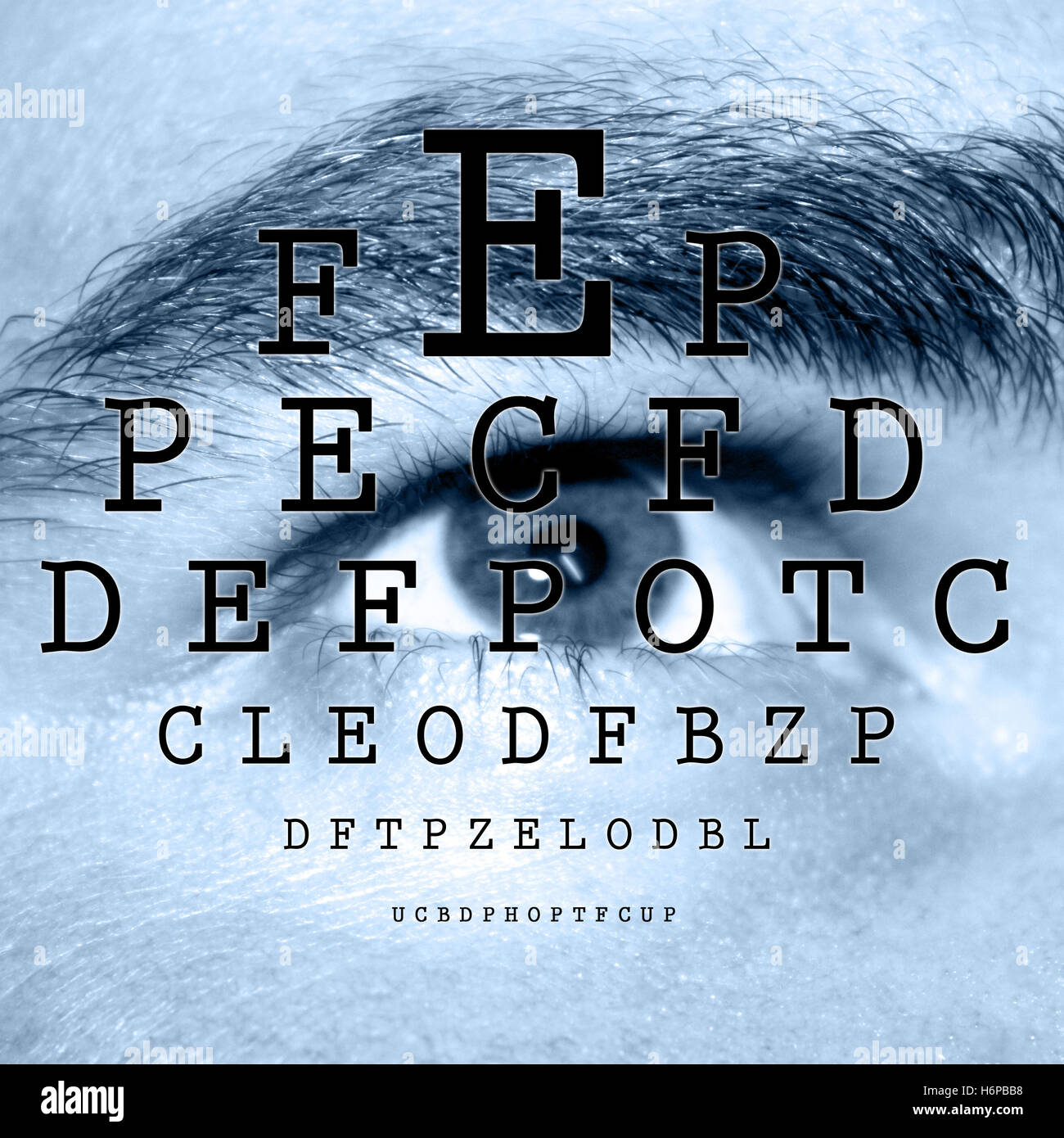 Ophtalmologie Banque D'Images