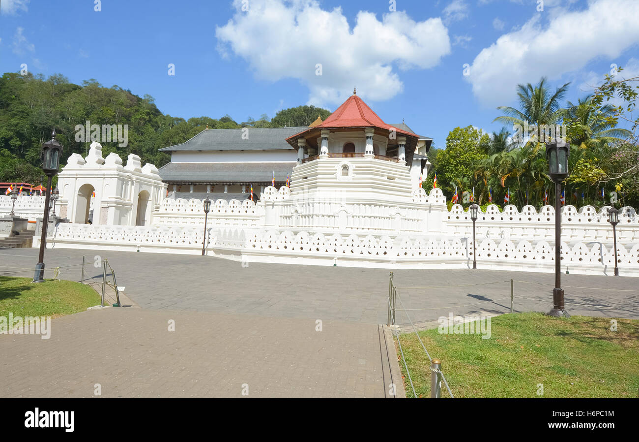 Temple de la Dent Sacrée, Sri Lanka Banque D'Images