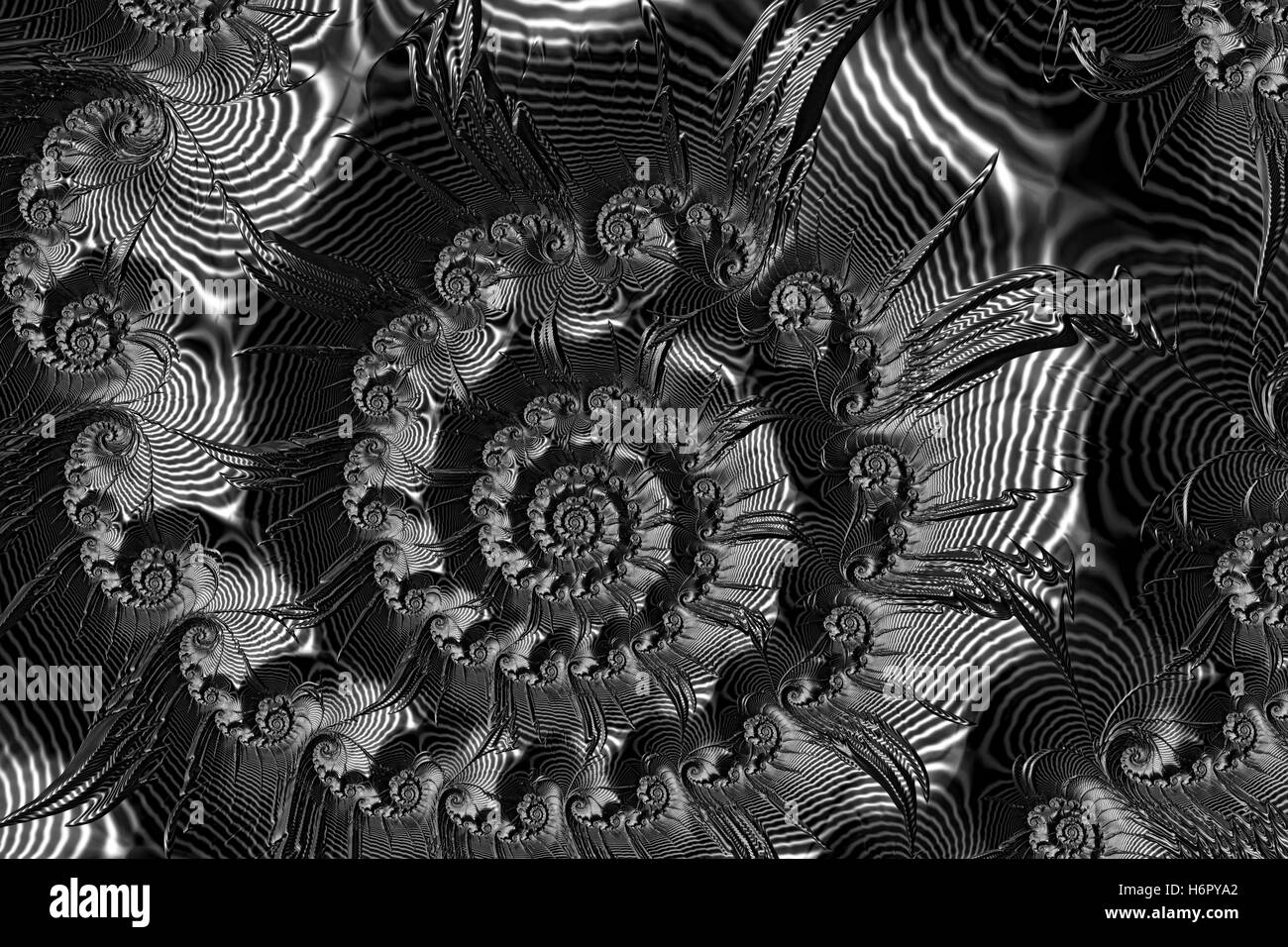 Résumé - spirale rayures image générée numériquement Banque D'Images