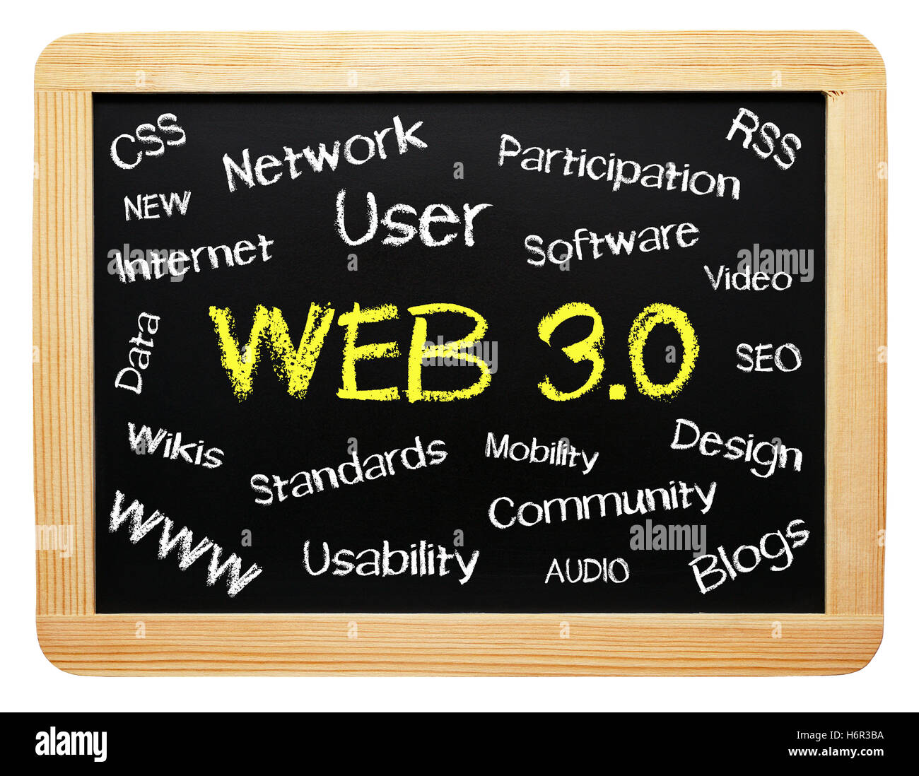 Web 3.0 - concept internet de bord Banque D'Images
