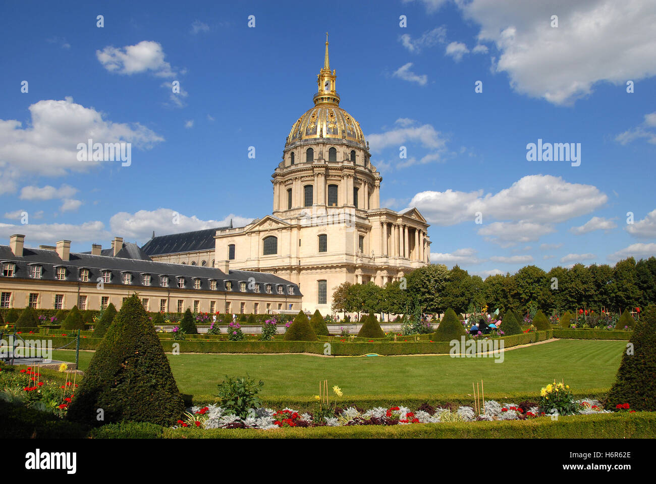 Les invalides à paris Banque D'Images