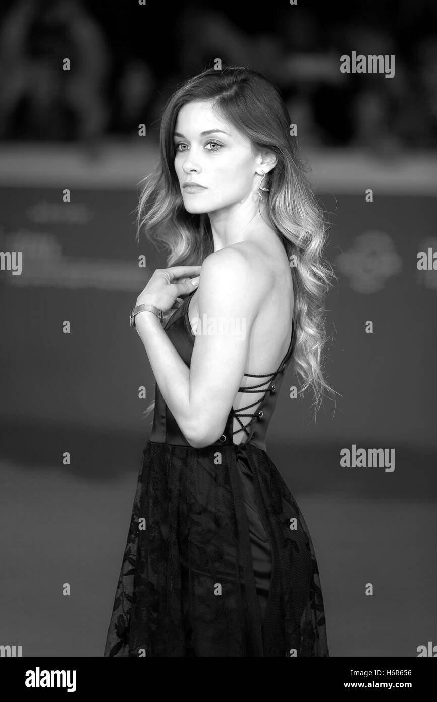 Rome, Italie - 16 octobre 2016 : Alice Bellagamba marche sur le tapis rouge pour 'Rolling Stone' Le ole ole 'Ole' ! : un voyage à travers Banque D'Images