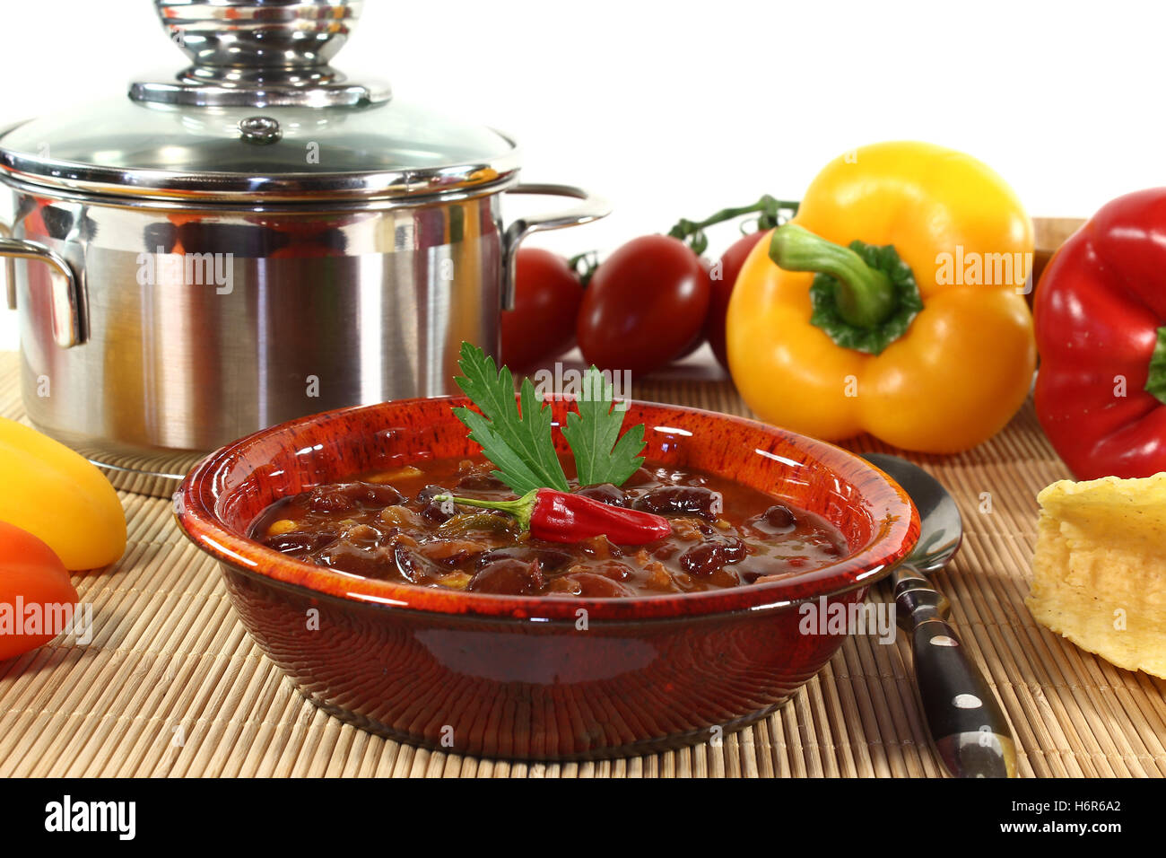 Chili con carne Banque D'Images