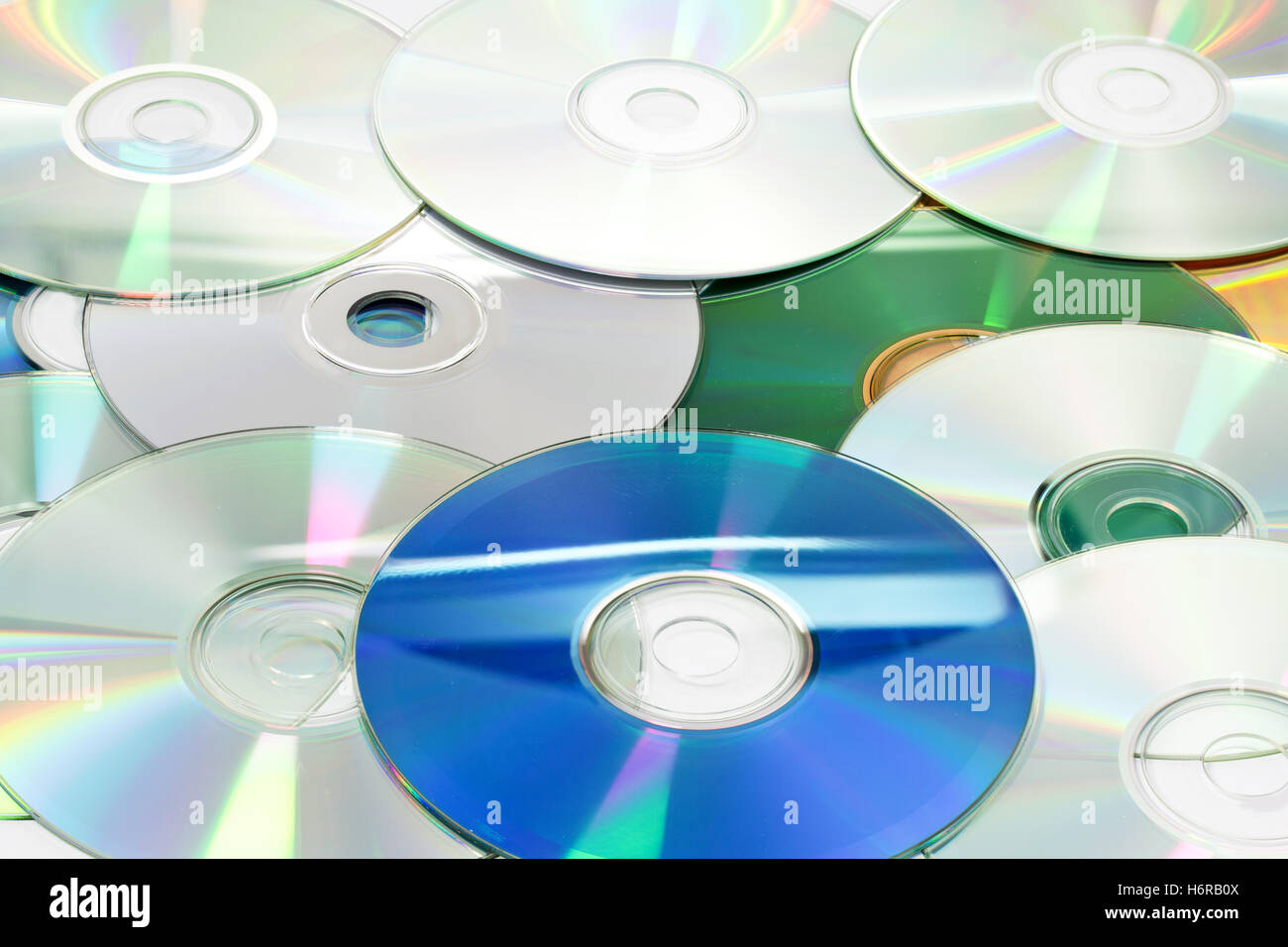 Disques compacts (CD) Banque D'Images