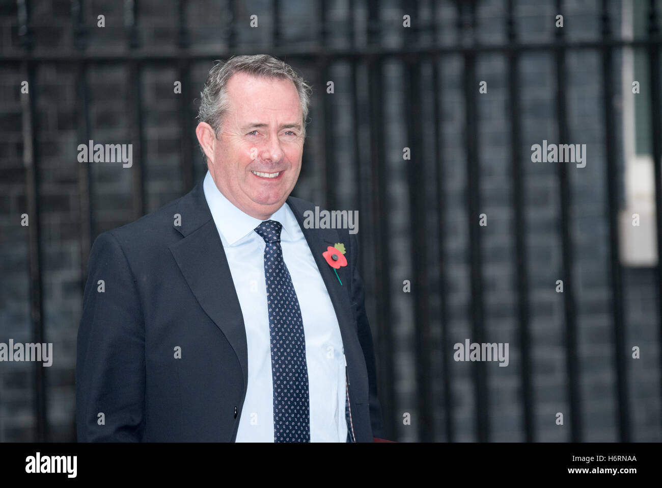 Londres le 1er novembre 2016, le Dr Liam Fox, secrétaire du Commerce international, feuilles 10 Downing Street après une réunion du cabinet Crédit : Ian Davidson/Alamy Live News Banque D'Images