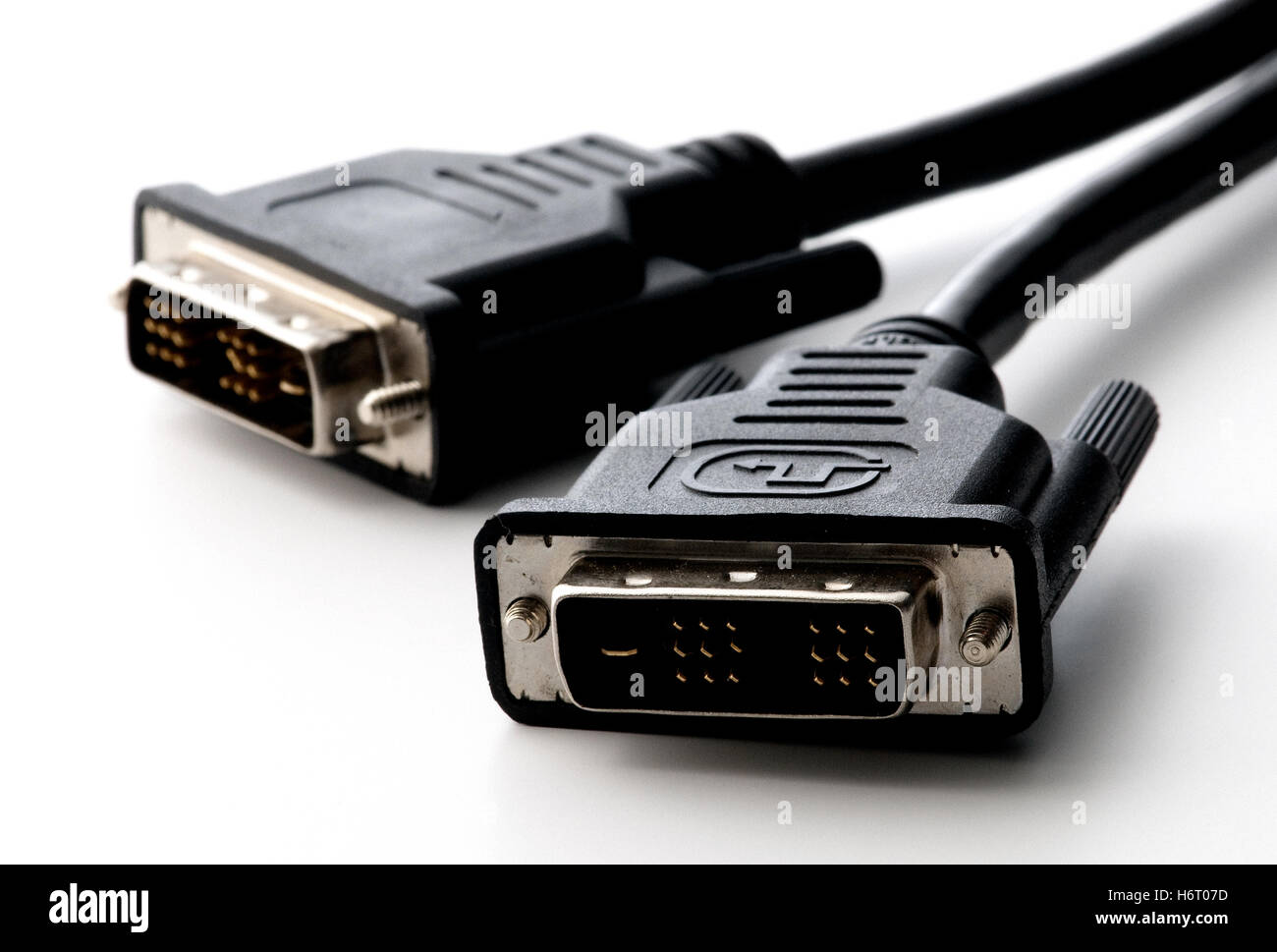 câble DVI Banque D'Images