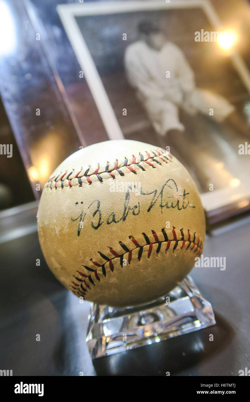 'L'Âge d'or de Baseball lors des ventes aux enchères Christie's Inc., New York City Banque D'Images