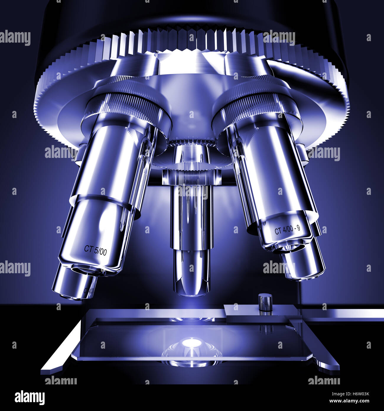 microscope Banque D'Images