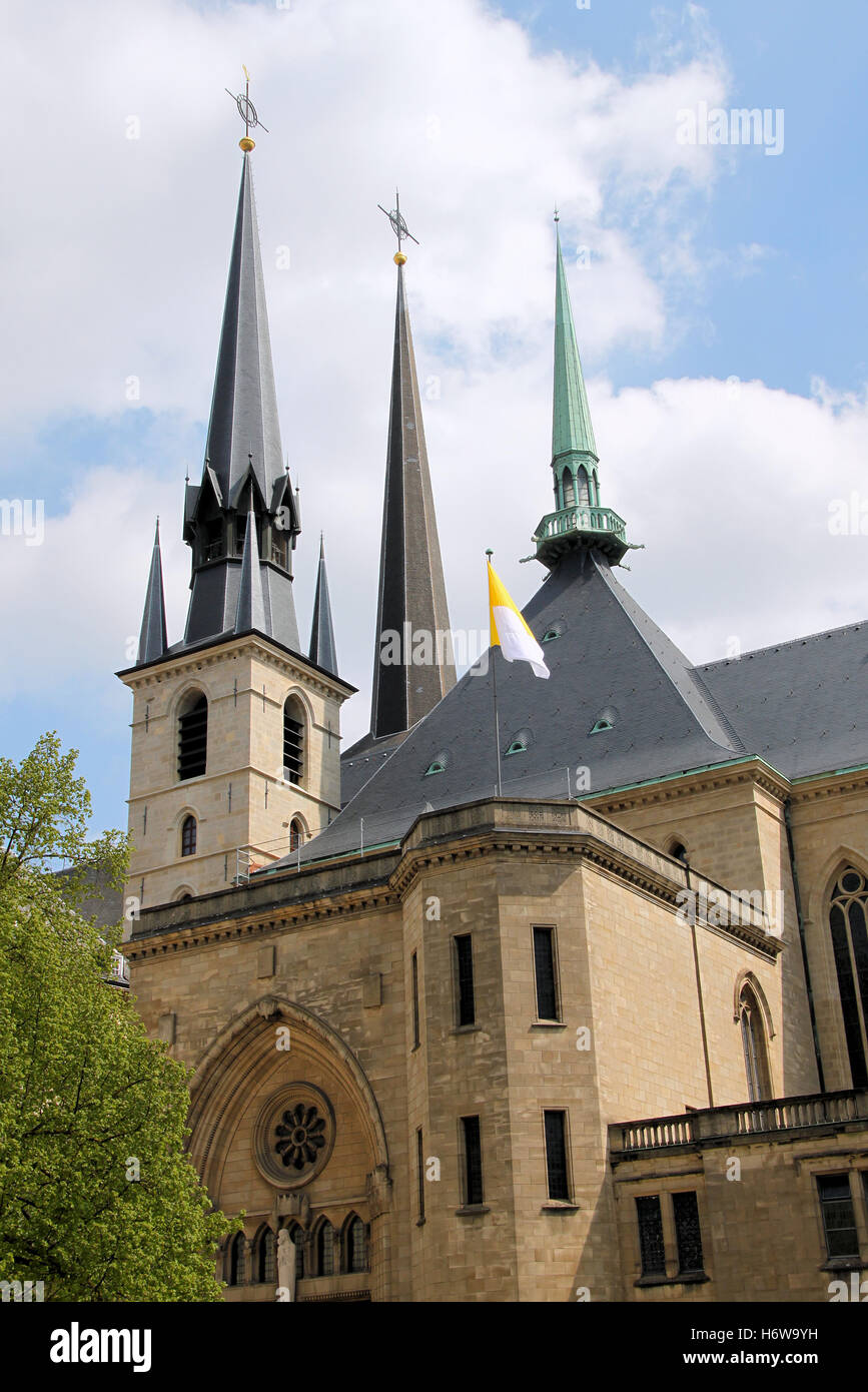 Notre-dame de luxembourg Banque D'Images