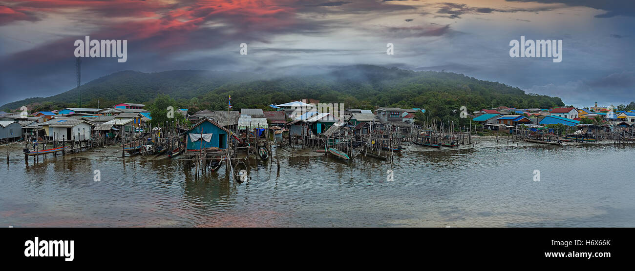 La pêche, la mer, communauté, l'eau, paysage, maison, bateau, rural, village, belle, parc, nature, ville, arctique, honningsvag, Banque D'Images