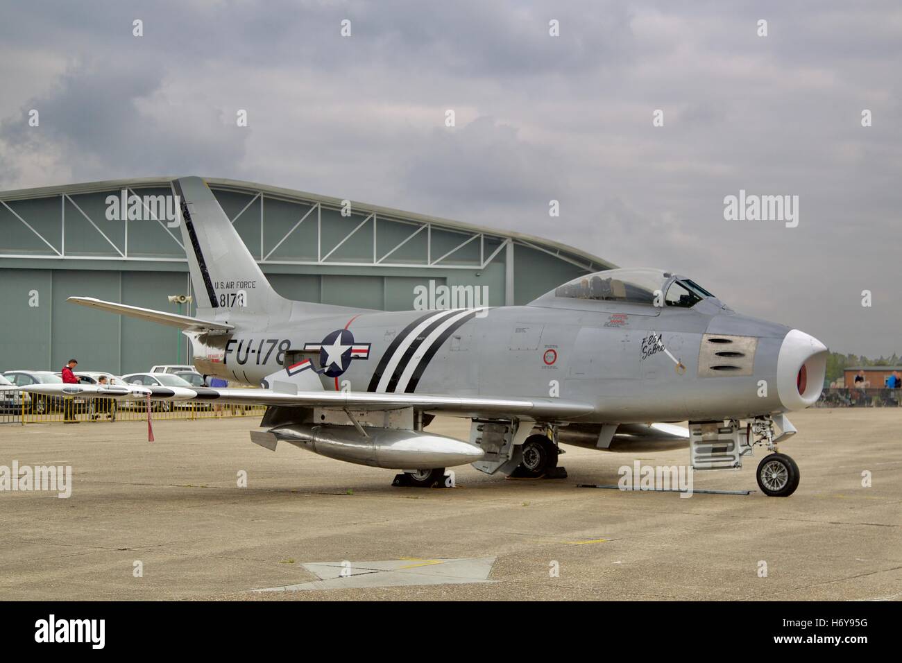 North American F-86d'un sabre. Banque D'Images