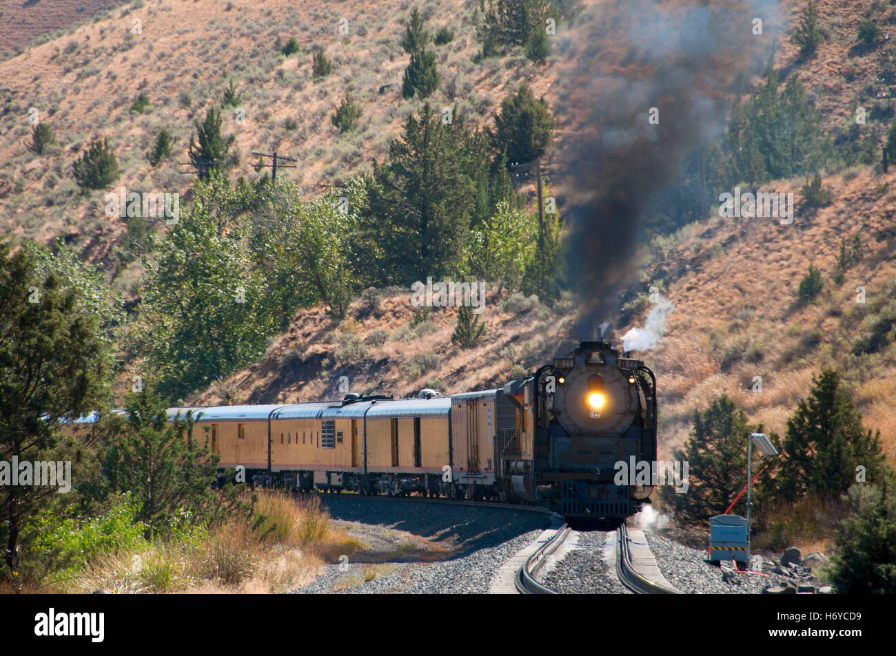 Union Pacific's 'Légende', n° 844, Baker Comté (Oregon) Banque D'Images