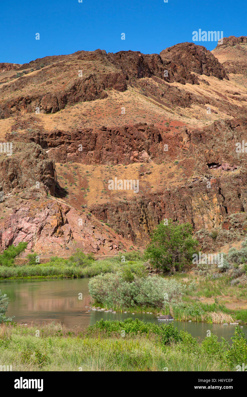 Owyhee River Canyon inférieur, Vale District Bureau de la gestion des terres, de l'Oregon Banque D'Images