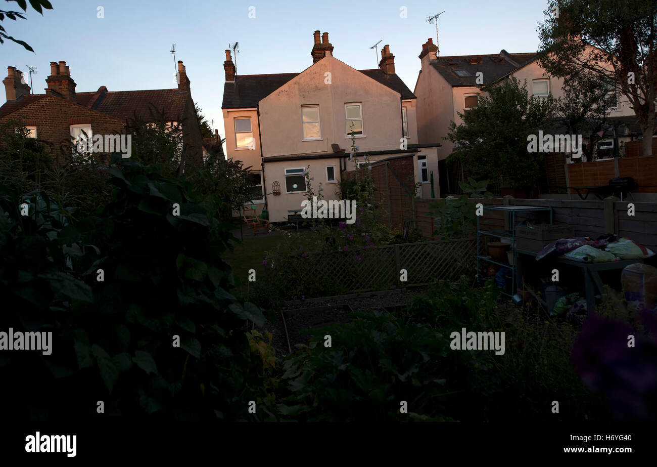 Soleil de l'après-midi, Leigh-on-Sea, Essex, Angleterre, Royaume-Uni Banque D'Images