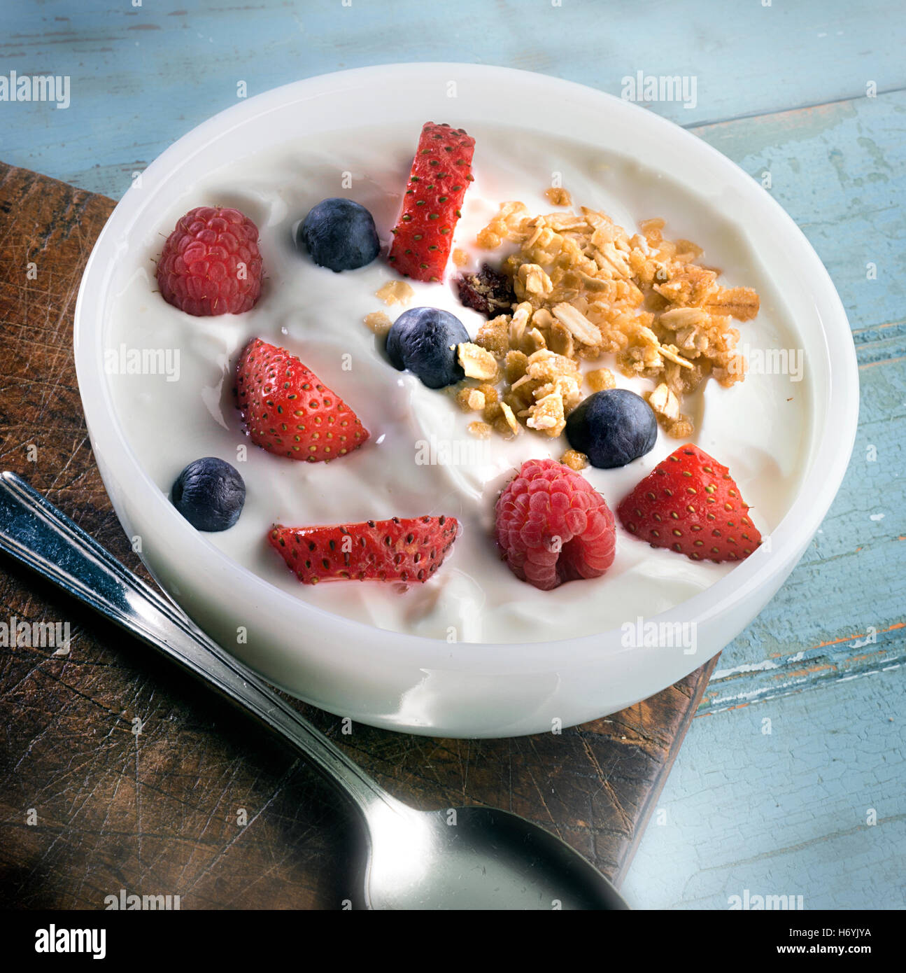 bol d’yogourt Banque D'Images