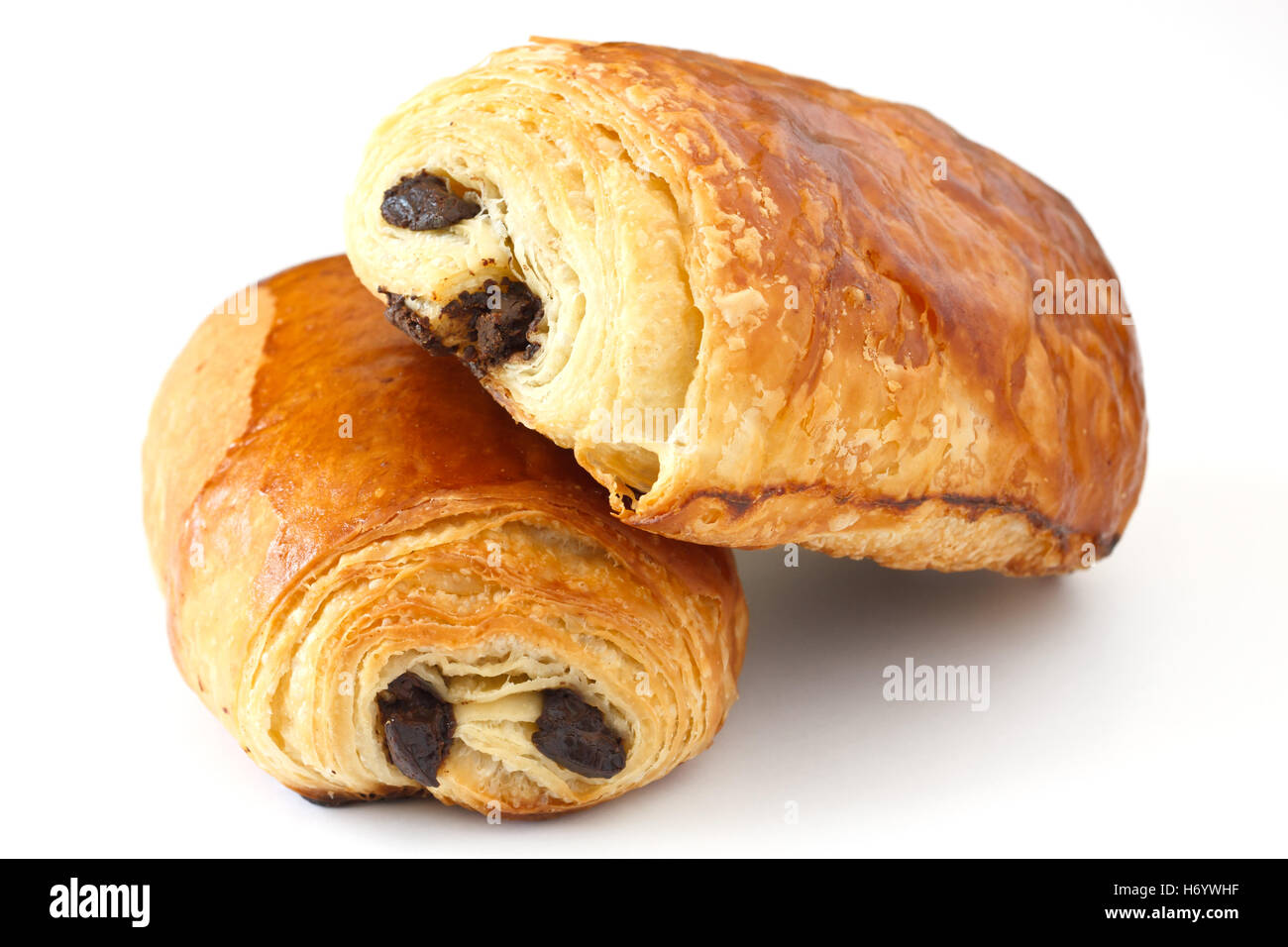 Pain au chocolat Banque D'Images
