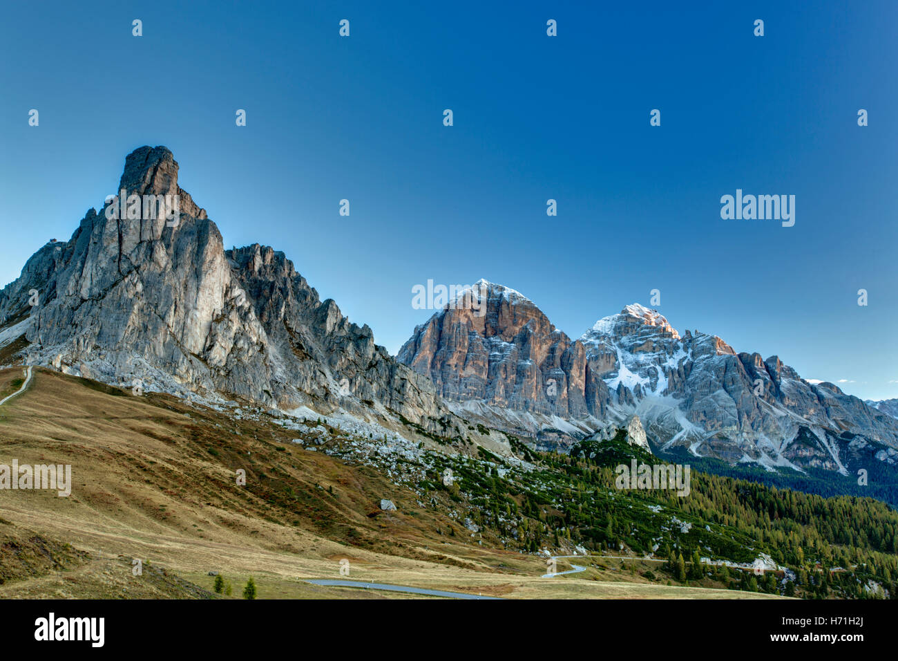 Dolomites italiennes près de Cortina d'Ampezzo Italiano Dolomiti Vicino Cortina d'Ampezzo Banque D'Images