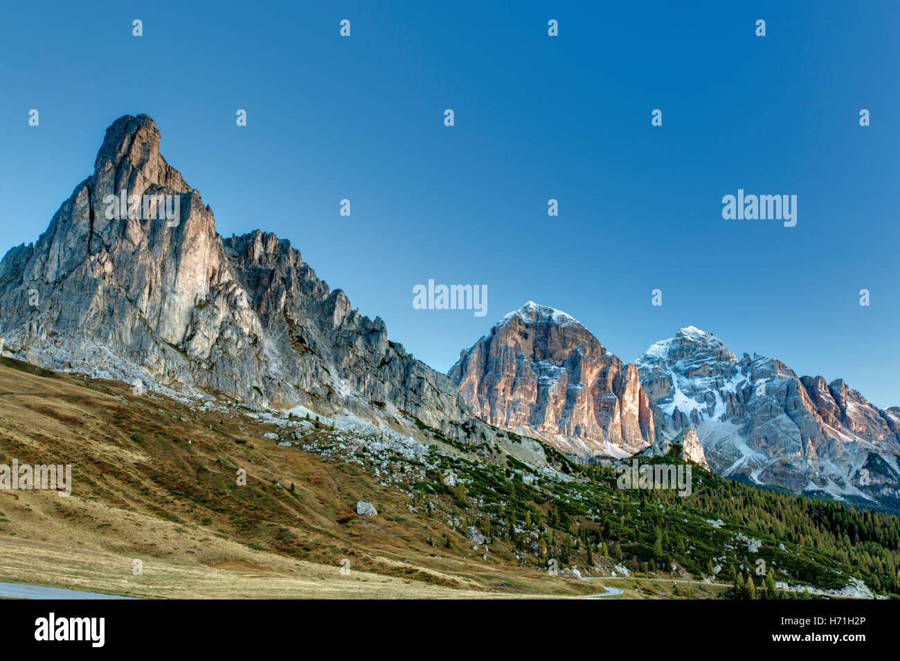 Dolomites italiennes près de Cortina d'Ampezzo Italiano Dolomiti Vicino Cortina d'Ampezzo Banque D'Images