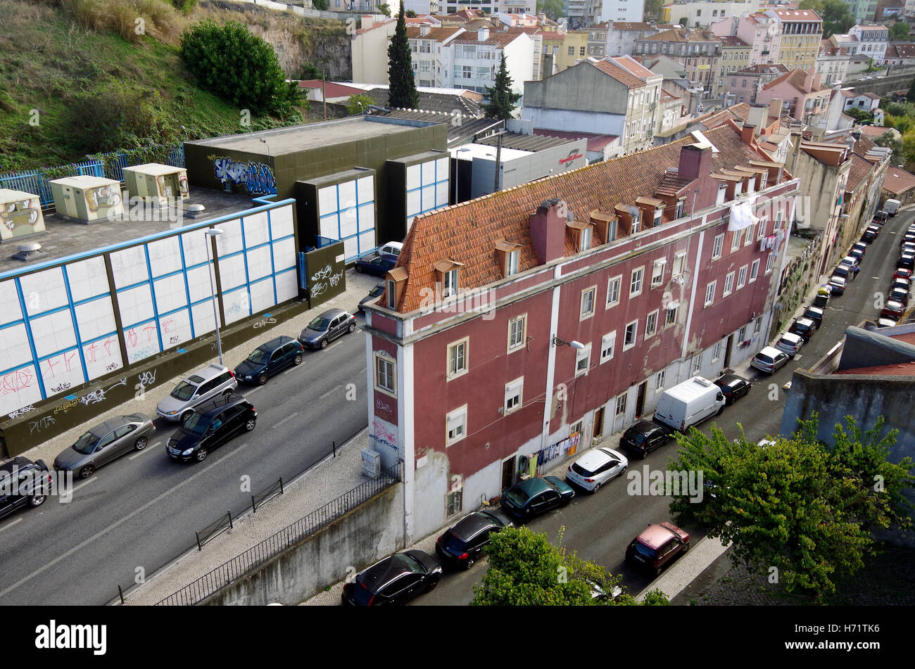 Lisbonne Portugal, incroyablement fins building Banque D'Images