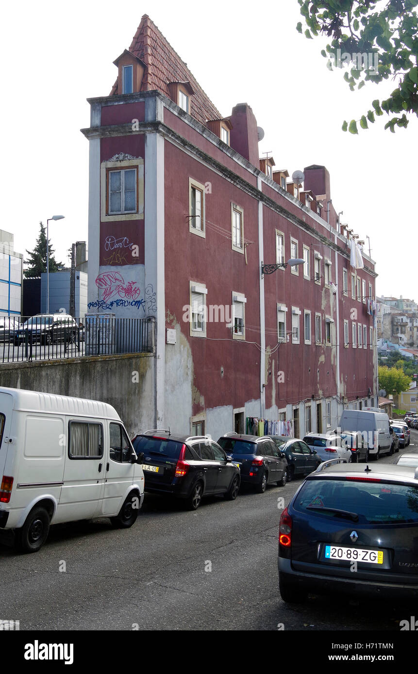 Lisbonne Portugal, incroyablement fins building Banque D'Images