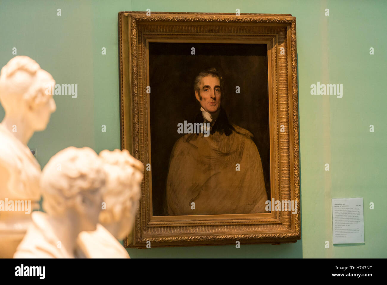 Londres, Royaume-Uni. 3 novembre 2016. Lancement d'un appel au public par le Musée National du portrait d'acquérir sir Thomas Lawrence's last portrait du duc de Wellington (en photo). Le portrait a été offerte à la National Portrait Gallery pour GBP1.3m, avec la galerie à la recherche d'obtenir le dernier GBP300k par appel public. Crédit : Stephen Chung / Alamy Live News Banque D'Images