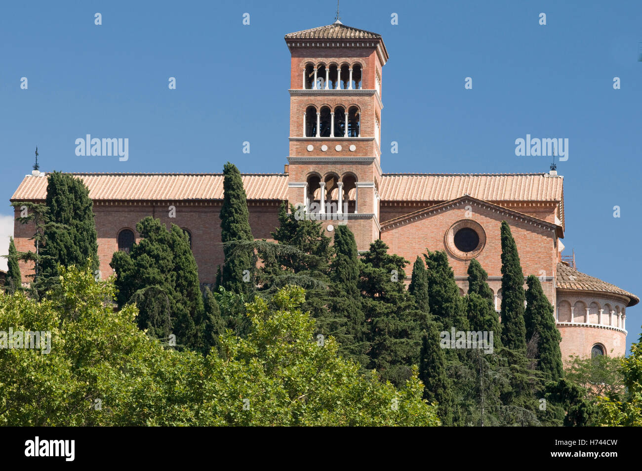 Eglise et monastère de Sant Anselmo, Rome, Italie, Europe Banque D'Images