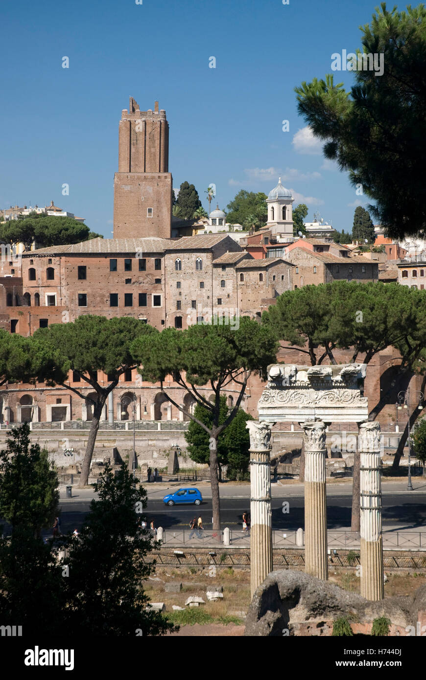 Marchés de Trajan, Rome, Italie, Europe Banque D'Images