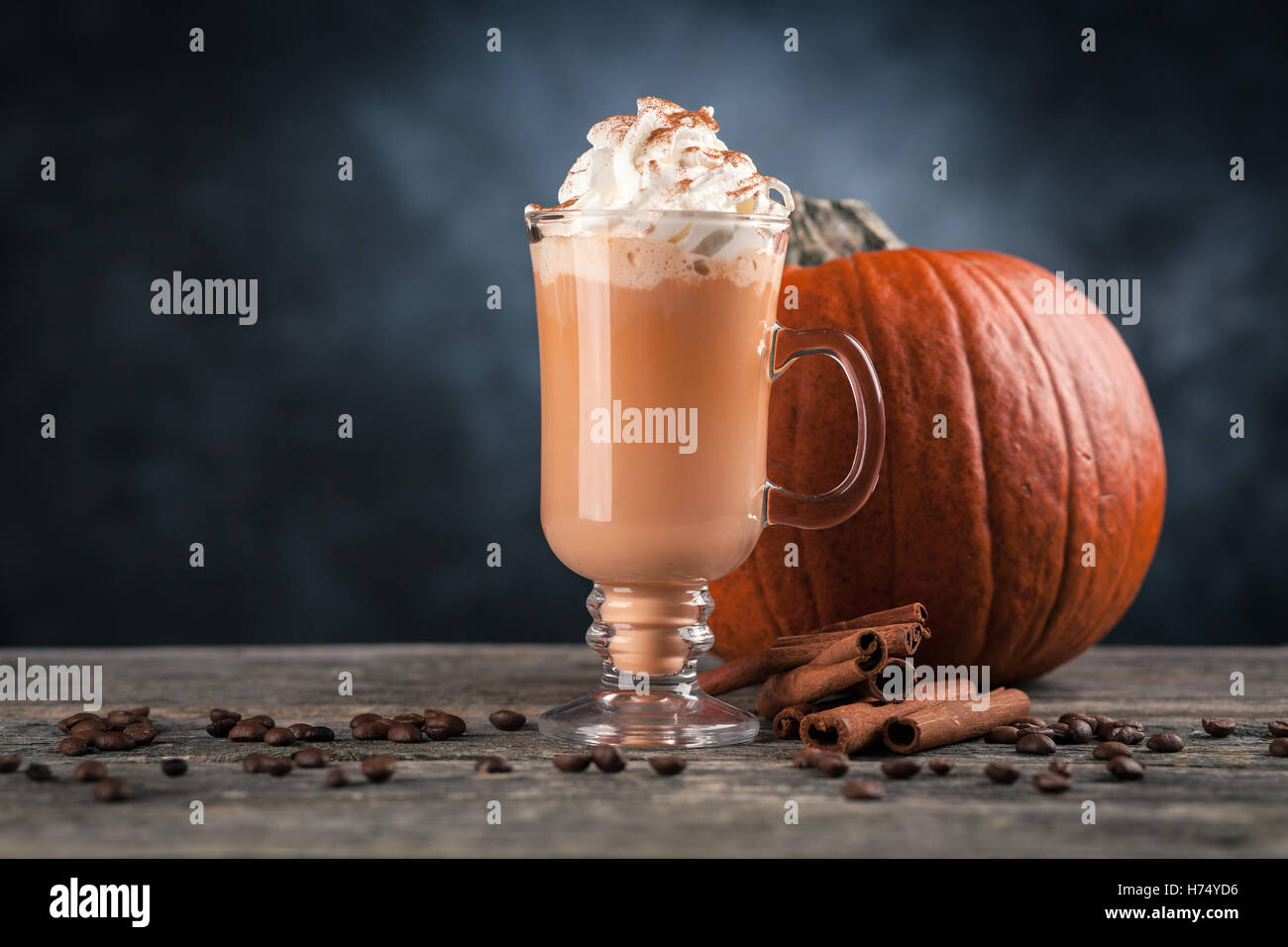 Pumpkin spice latte Banque D'Images