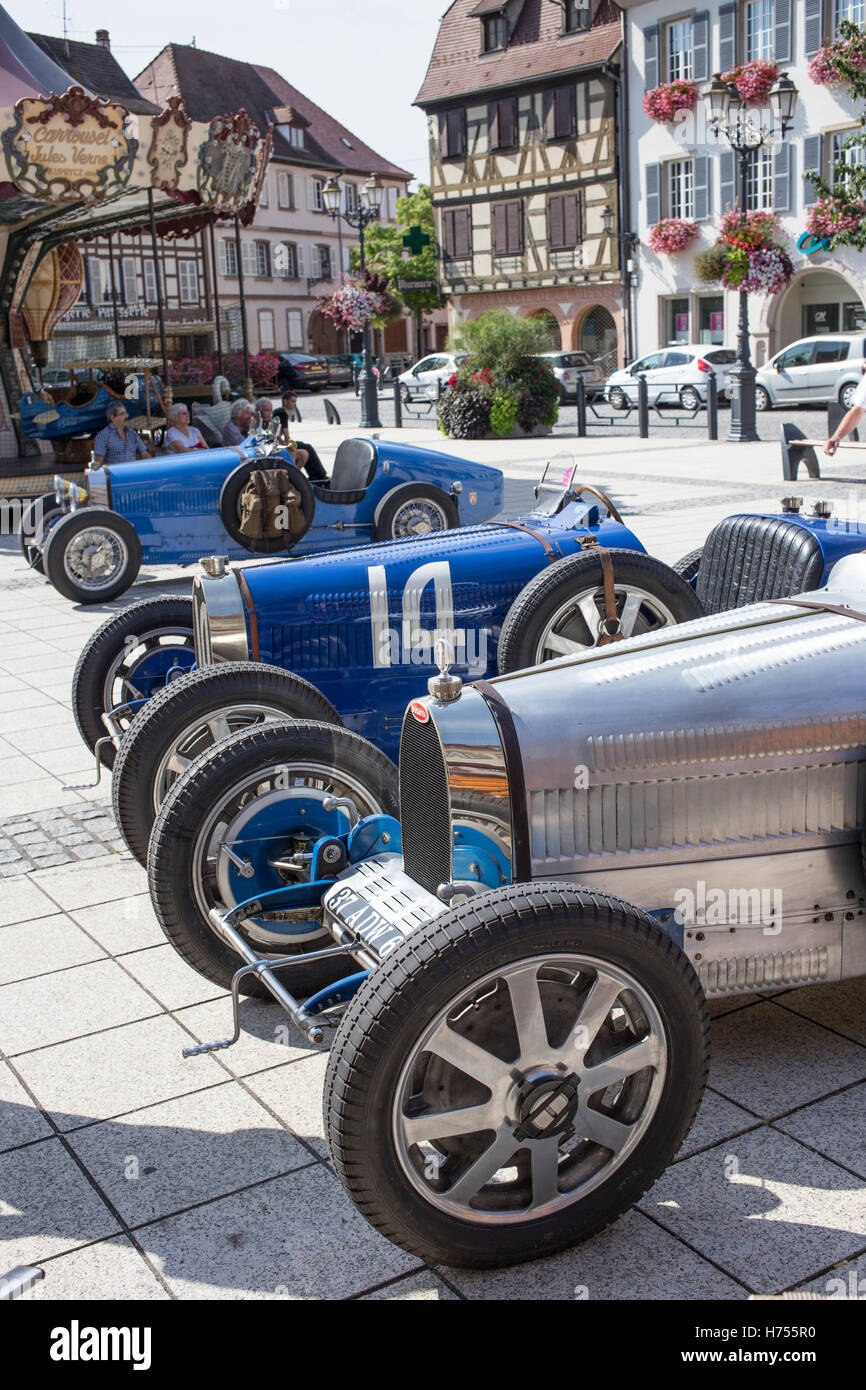 Voitures Bugatti à Molsheim en France Banque D'Images