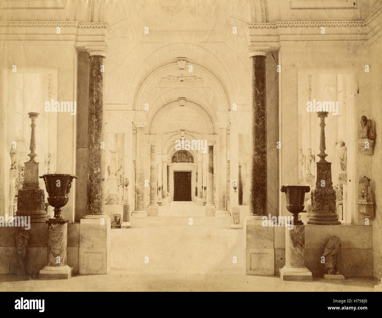 Tribune de l'Candélabres, des musées du Vatican, Rome, Italie Banque D'Images