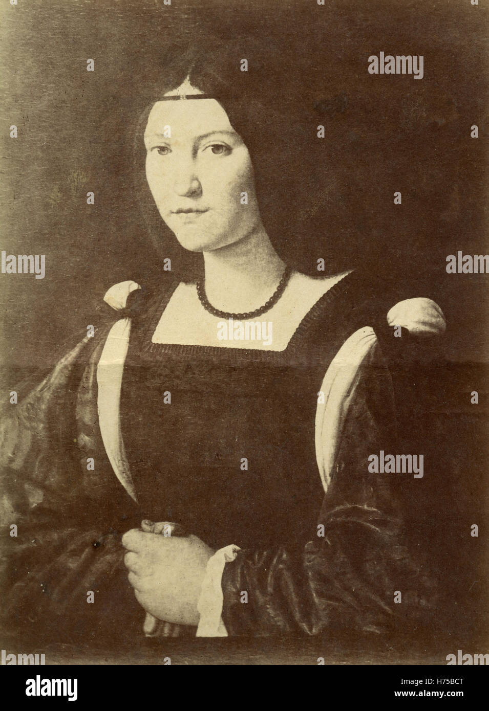 Portrait d'une femme, Giovanni Antonio Canal Banque D'Images