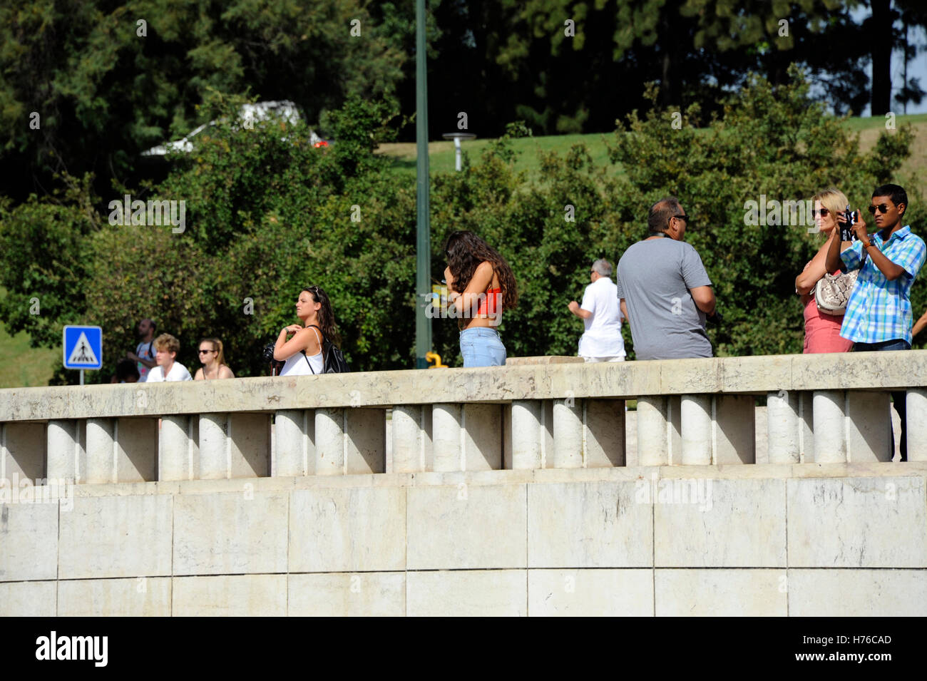 Parque Edouardo VII, parc Édouard VII, Lisboa, Lisbonne, Portugal Banque D'Images