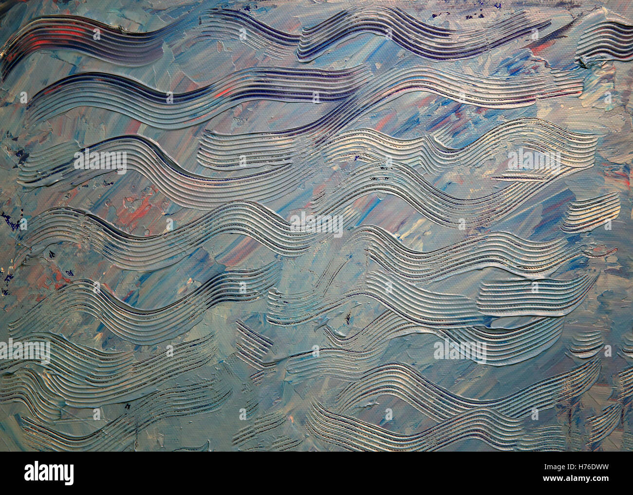 Arrière-plan de la peinture bleu Banque D'Images