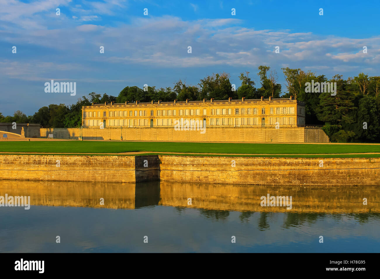 Célèbre château de Chantilly. Oise, France Banque D'Images