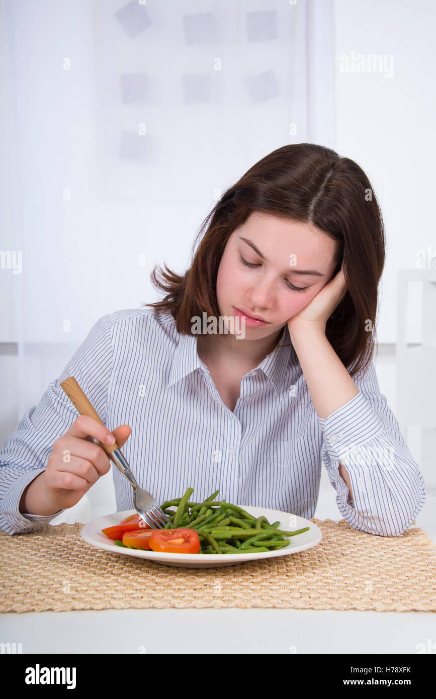 La nutrition de l'ADOLESCENT Banque D'Images