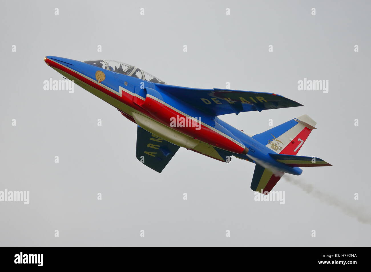 Dassault/Dornier Alpha Jet de la Patrouille de France à RIAT Fairford 2014 Banque D'Images