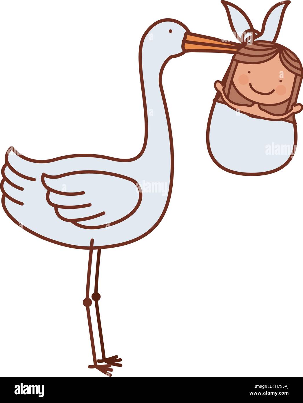 Cigogne Dessin Anime Avec Un Petit Bebe Fille Un Design Colore Vector Illustration Image Vectorielle Stock Alamy Cigogne Dessin Anime Avec Un Petit Bebe Fille Un Design Colore Vector Illustration Image Vectorielle Stock Alamy