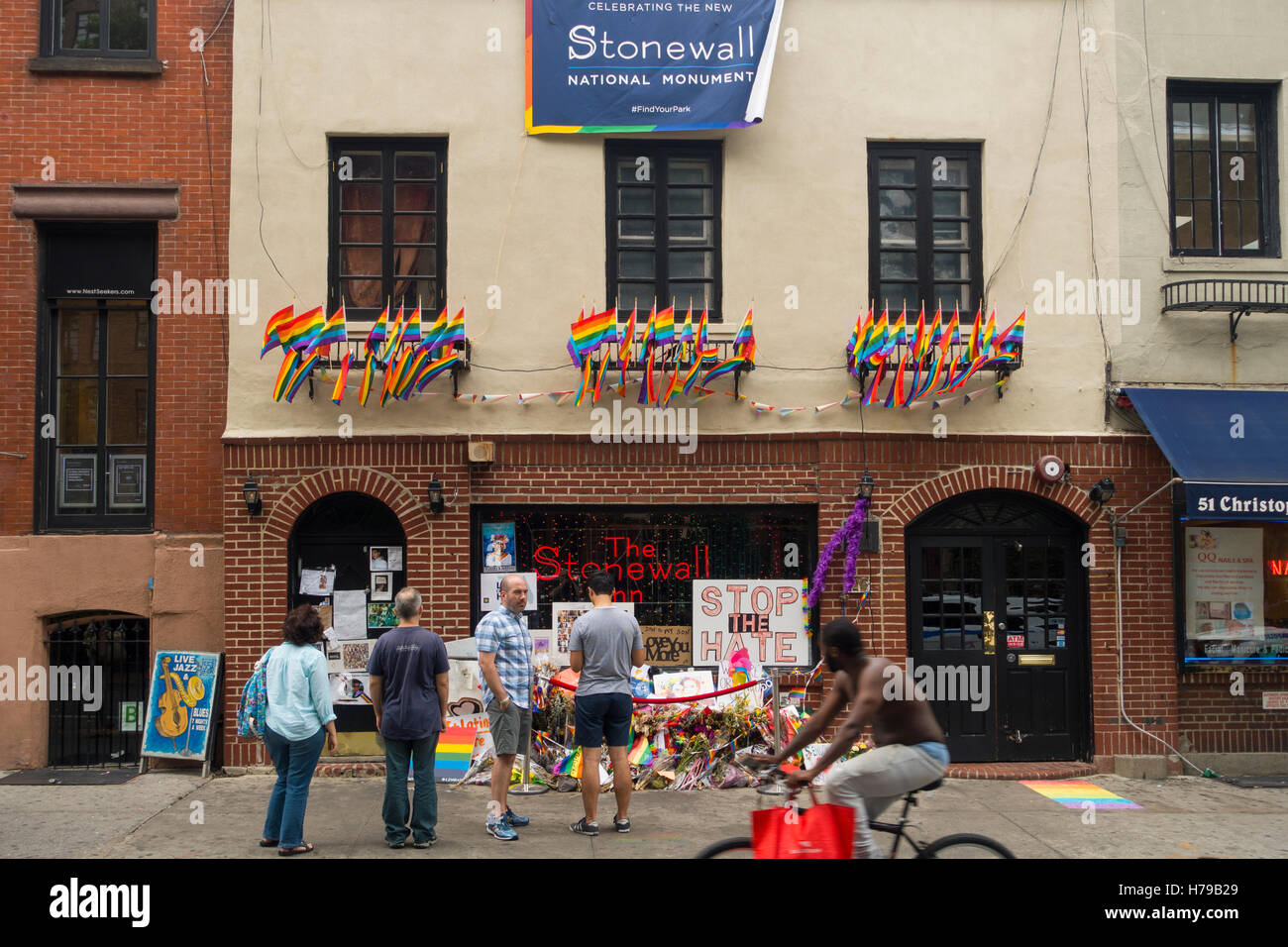 Stonewall Inn NEW YORK NY Banque D'Images