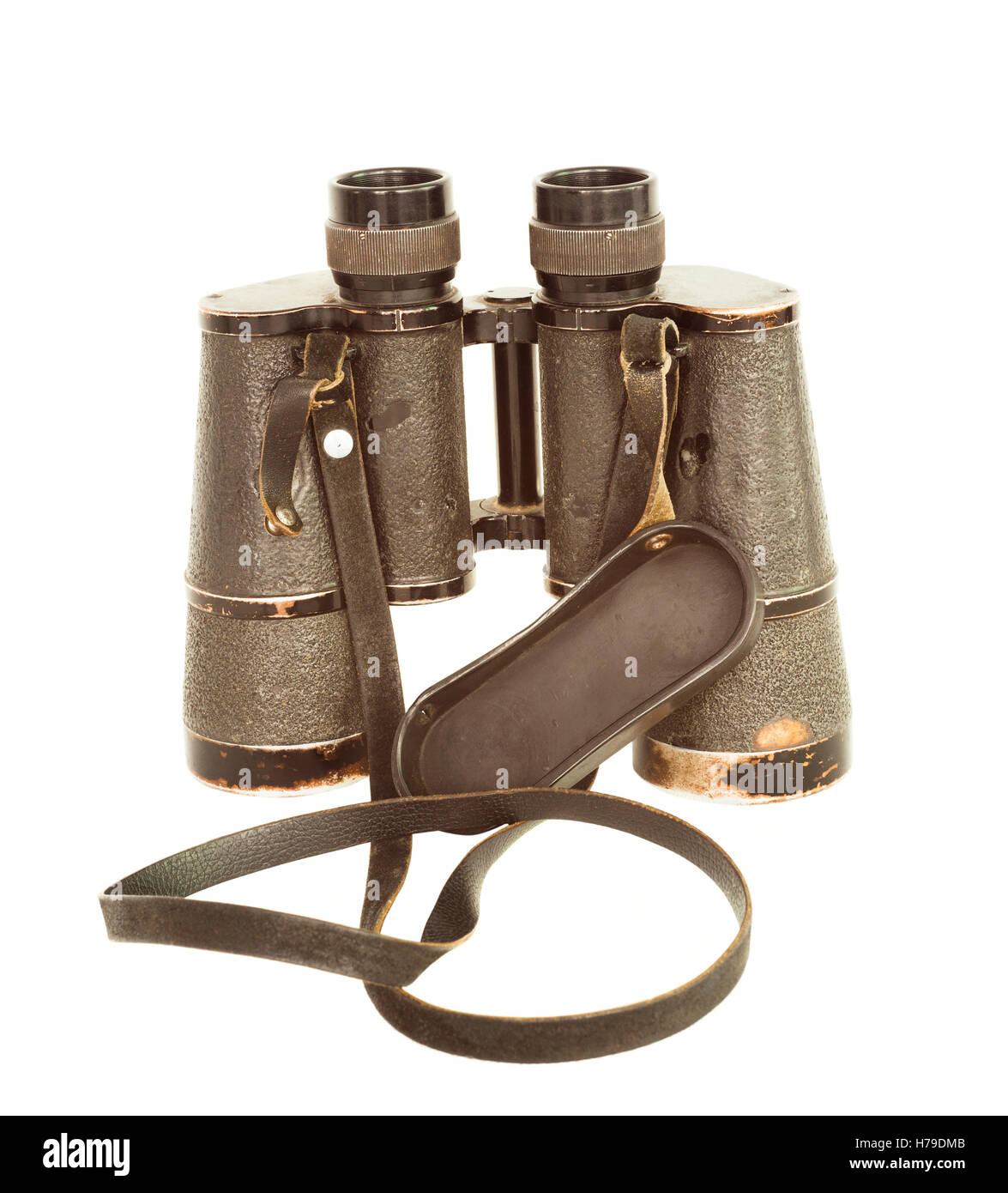 Jumelles de style ancien Banque D'Images