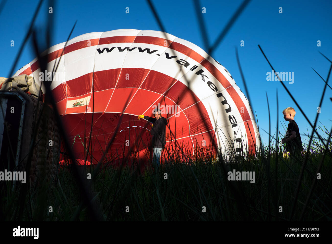 La montgolfière, les Pays-Bas Banque D'Images