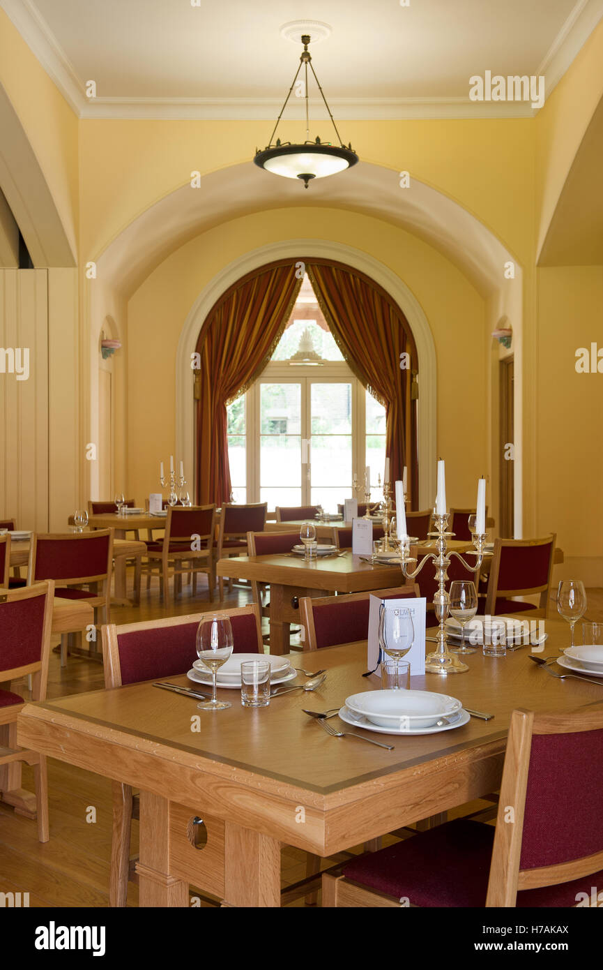 Salle à Lady Margaret Hall, Oxford, England, UK Banque D'Images