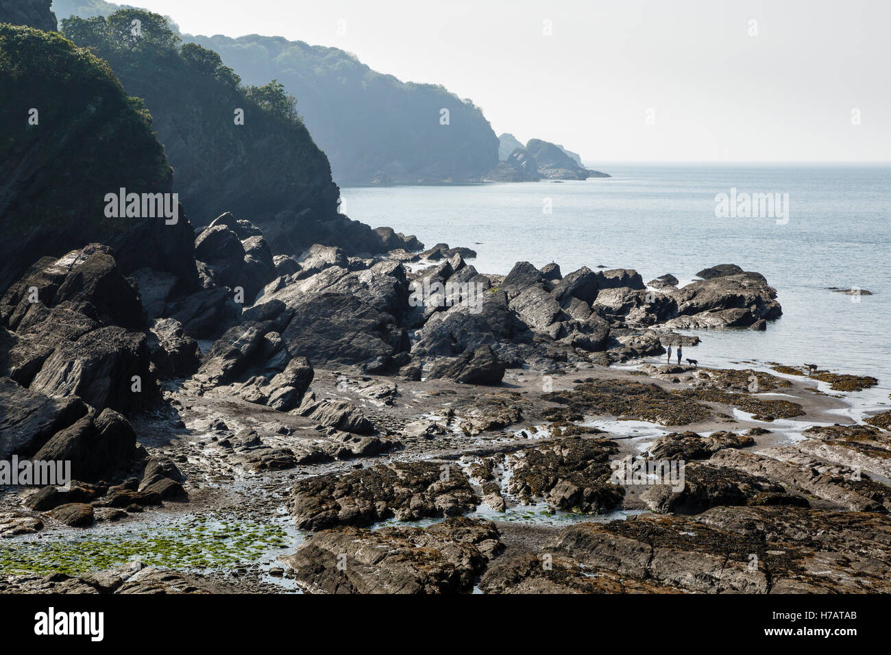 Combe Martin, Devon Banque D'Images