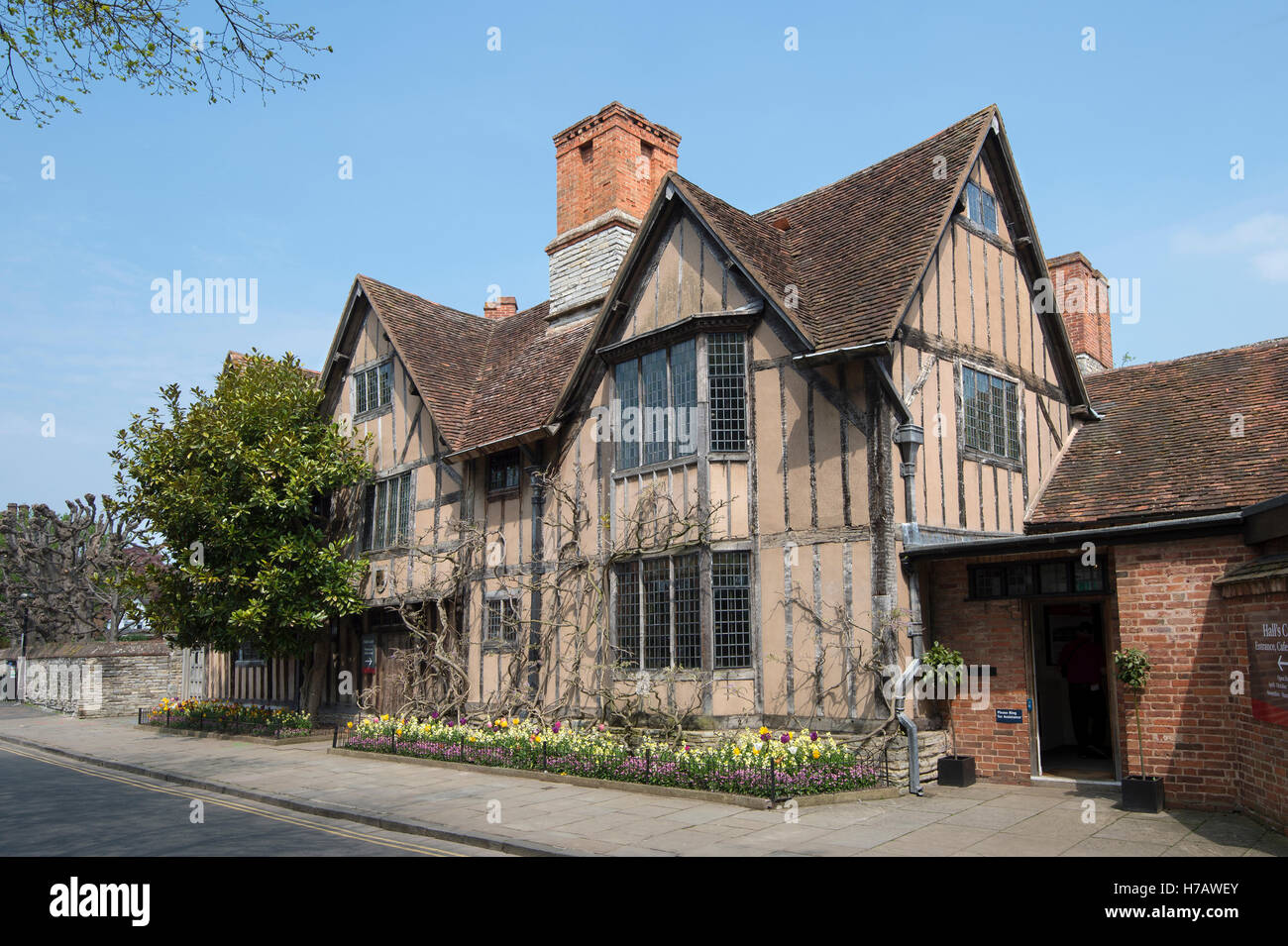 Halls Croft, Stratford upon Avon, Warwickshire Banque D'Images