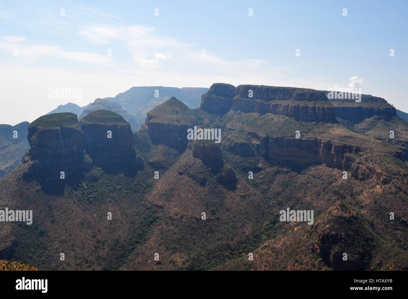 Afrique du Sud : Trois Rondavels au Blyde River Canyon, une énorme ...