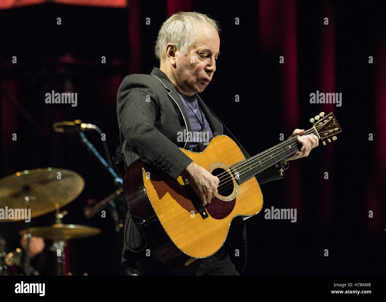 Bournemouth, Royaume-Uni. 3 novembre, 2016. Paul Simon jouant à guichet fermé au Centre International de Bournemouth Crédit : Charlie Raven/Alamy Live News Banque D'Images