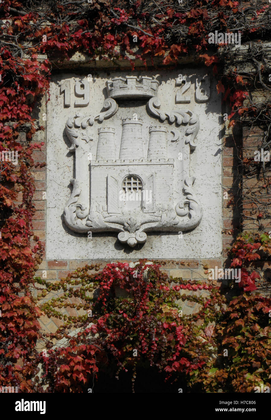 Archades cimetière Mirogoj de Zagreb Zagreb,Coat of Arms,Croatie,europe,3 Banque D'Images