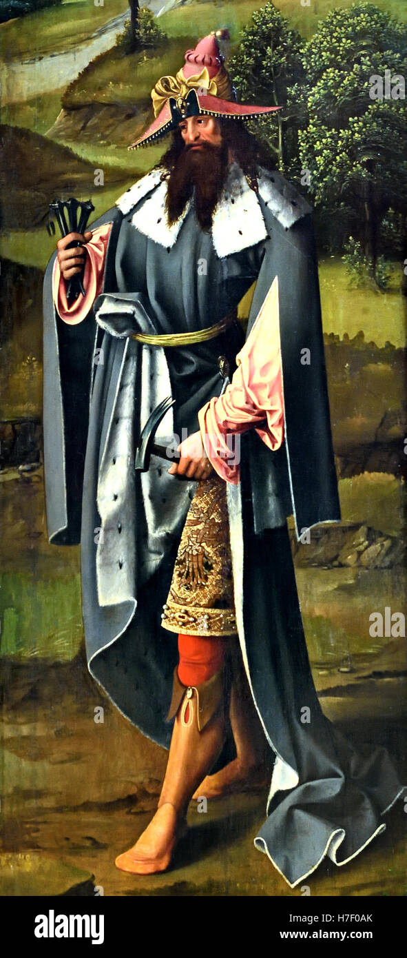 Nicodème 1520 Allemand artiste Allemagne Nicodème, était un Pharisien, qui a montré la faveur de Jésus, le nom et cela signifie la victoire du peuple, Nicodème peut se référer à l'un des , suivant, Banque D'Images