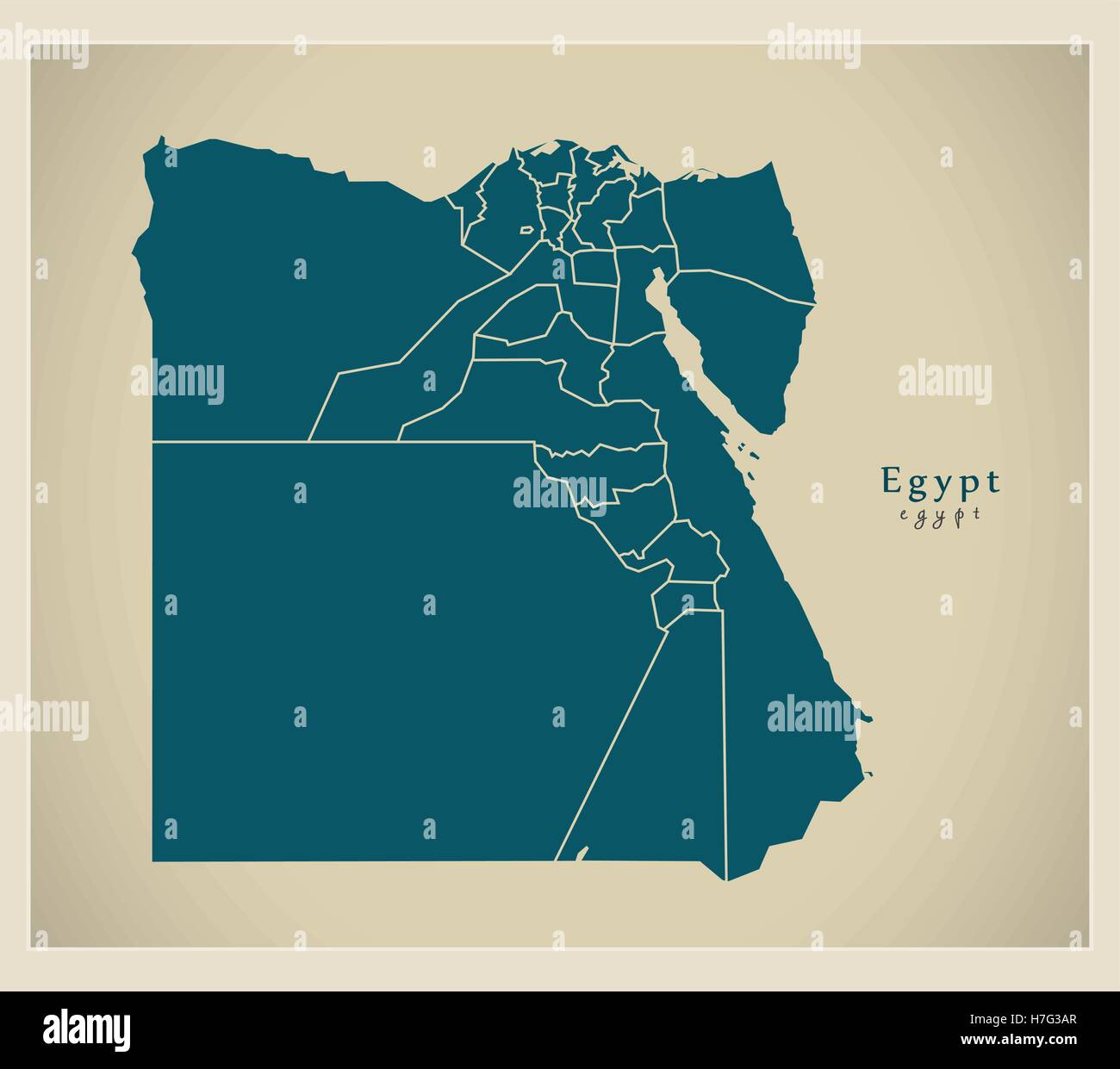 Map egypt Banque de photographies et d’images à haute résolution - Alamy